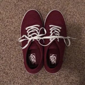 Maroon Vans